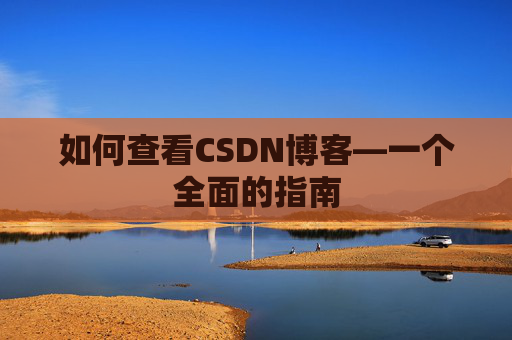 如何查看CSDN博客—一个全面的指南